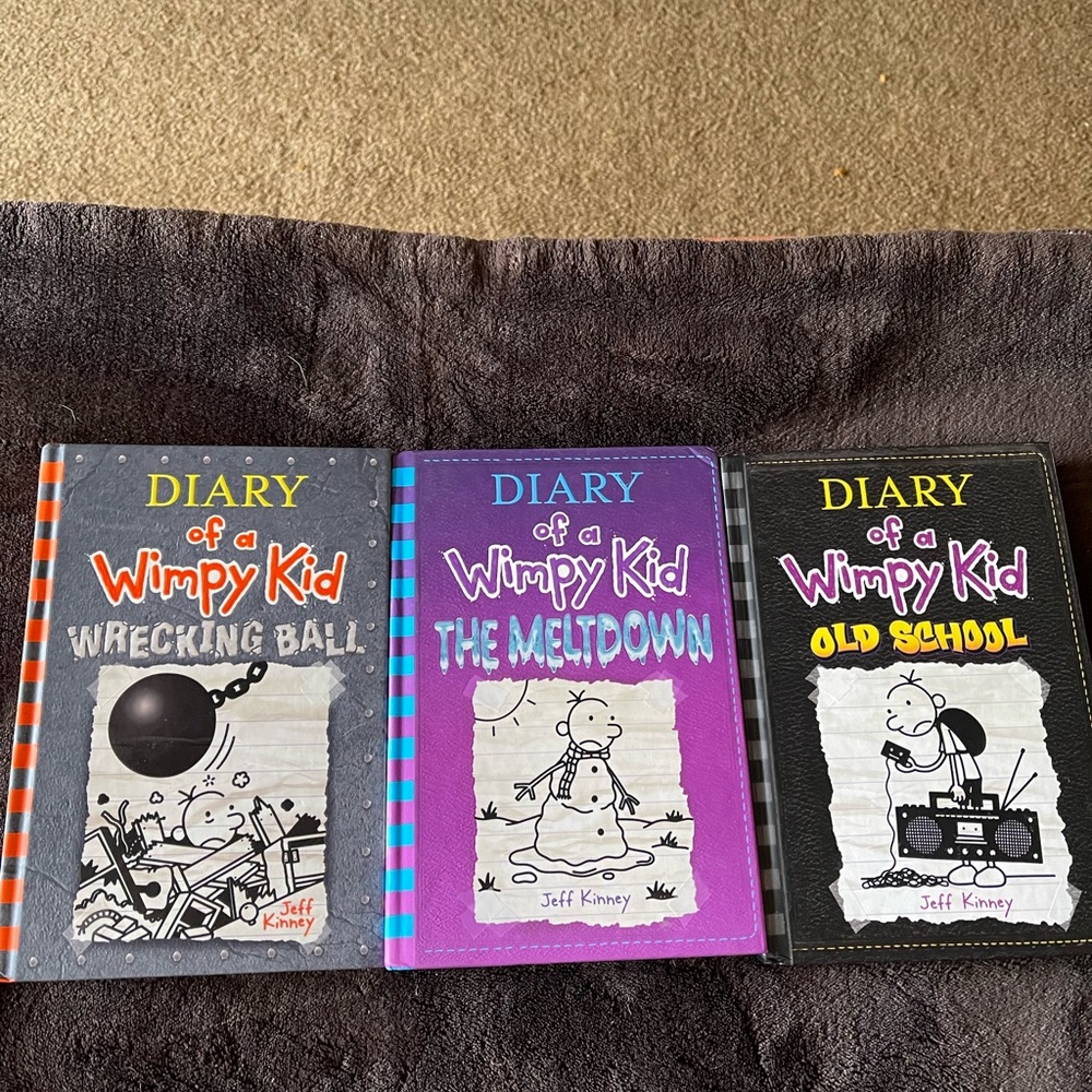 Diary of a Wimpy Kid Books - Three books